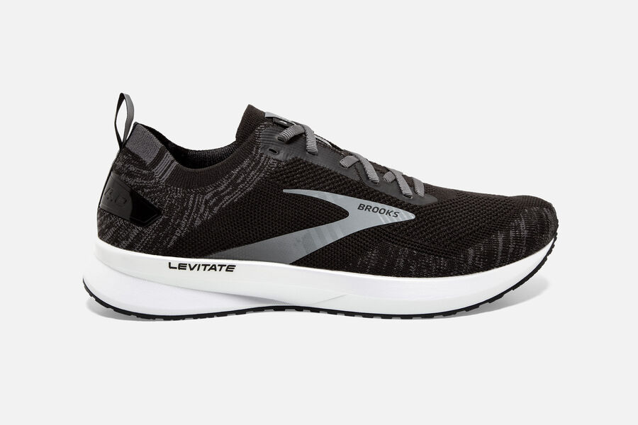 Brooks Levitate 4 Road Loopschoenen Heren - Zwart/Wit - 320951IUE